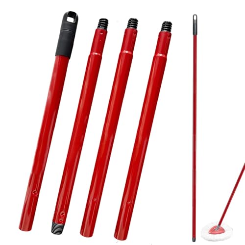 Mop Handle for Ocedar Spin Mop Handle for O Cedar 4-Section 28.5-to-55inch Mop Replacement Stick Compatible with Ocedar Easy Wring Mop Refills Germany Screw Joint