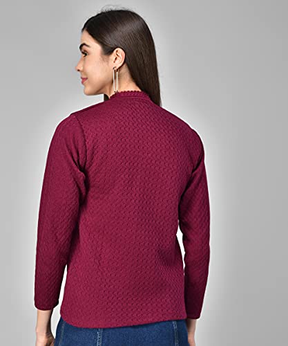 Image of eKools Women's Winterwear Woolen Sweater Cardigans