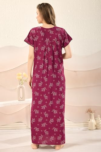 Image of Soulemo Women's Alpine Blended Printed Nighty 1635