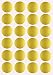 Gold Dot stickers 1" inch round label dots 25mm - 120 pack by Royal Green