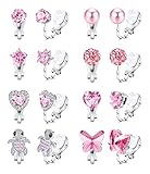 Ohrclips Kinder Mädchen: Bei einer Bestellung erhalten Sie die 8/10 Paar niedlich clip ohrringe, einschließlich Herzohrringe, Blumenohrringe, Schmetterlingsohrringe, Regenbogenohrringe, Perlenohrringe, funkelnde Cz-Ohrringe. Diese exquisiten ohrclips kinder sind perfekt Für Mädchen Kinder Frauen