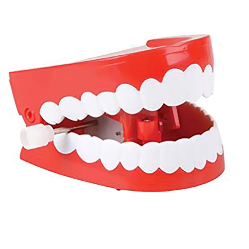 the dreidel company wind up teeth chomping amp chattering teeth toys for kids birthday party favors novelty and gag gifts 2534 inches single