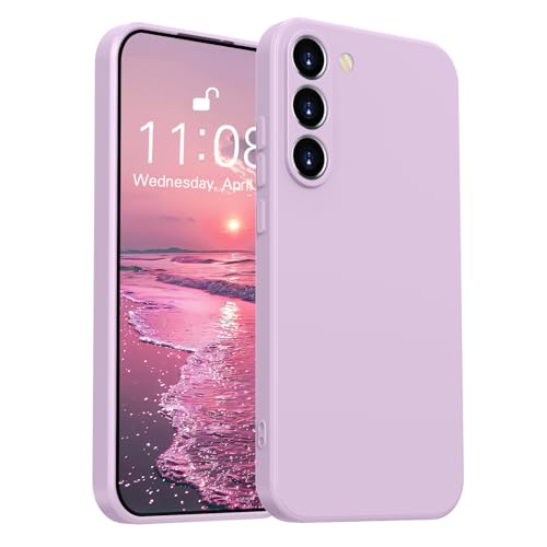 ColasGalys Handyhülle für Samsung Galaxy S23 Hülle Mikrofaserfutter Silikon Slim Kameraschutz Schutzhülle Kratzfest toßf...