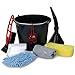 Produktbild Komplettes Auto Wasch und Pflegeset. 11-teilig Inklusive Eimer, Trichter, Lappen, Schwämme, Eiskratzer, etc.
