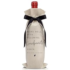 Pregnancy Announcement Wine Bag style 7