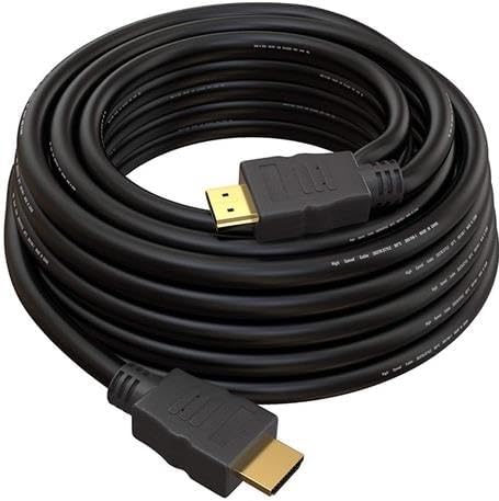 Lunatic 9750 HDMİ 5 Metre Kablosu LCD Laptop FULL HD Destekli Bağlantı Erkek-Erkek TV Kablo Ps3 Ps4 Xbox Uyumlu 24 k Altın Hdmi kablosu. Tüm multimedyalar destekli ses ve görüntüyü aktarır - Görsel 3