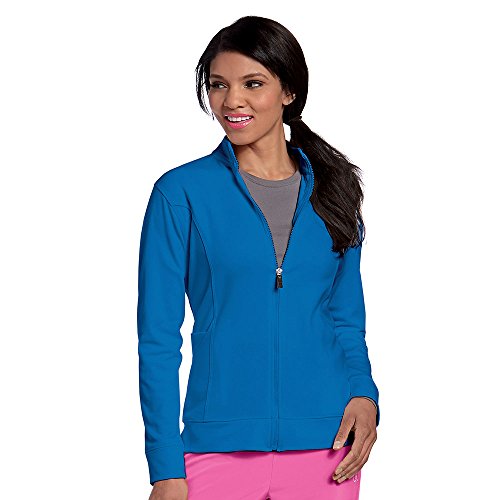 Urbane Performance 9872 Women s Empower P-Tech Warm-Up Scrub Jacket Royal Blue M