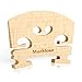Violin Bridge 1/2: Pre-Cut and Pre-Fitted to Fit Most 1/2 Violins, Violin Parts, Handcrafted Finer Solid Maple Violin Bridge