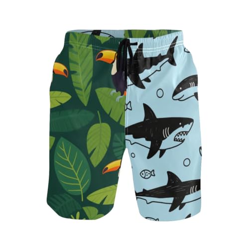 Short de bain long homme bleu océan 22,9 cm short de plage