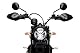 Puig 20509J Handschutz für zusätzlichen Schutz bei Stößen und Wetterbedingungen an Ducati Scrambler Motorrädern, Schwarz Matt