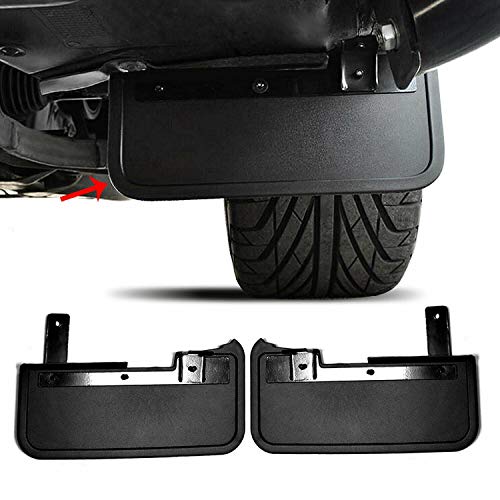 Jeu de garde-boue avant noir compatible avec VW T5 T6 Transporter Multivan Caravelle Cover