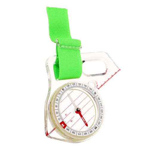 Brújula de dedo Happyyami para camping y senderismo miniatura 1