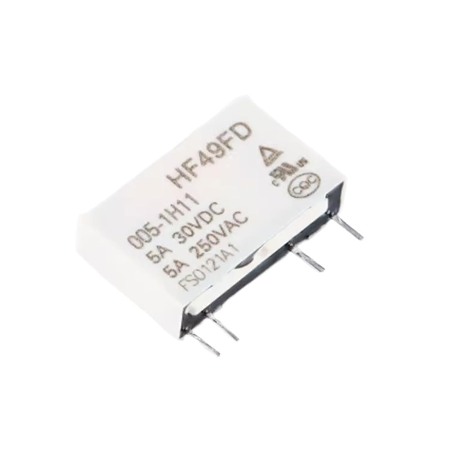 Relé HF49FD de alta sensibilidad 24V 5A con conmutación estable de 4 pines lote de 5