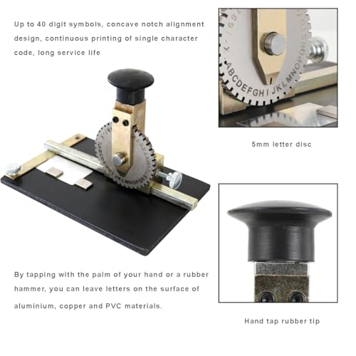 Máquina de Estampado Manual Aotuse | Grabadora de Placas Metálicas y Etiquetas para Perros y Gatos - Imagen 6