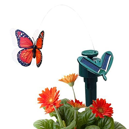 2 Pezzi Pali di Piante Solari Farfalla Danzante