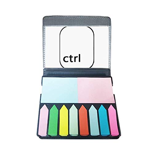 Symbole clavier Ctrl marqueur de page coloré auto-adhésif pour indexation de notes