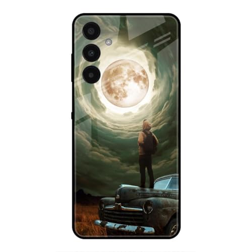 Image of SmashItUp Moon | Boy Design Designer Printed TPU Metal Case Mobile Back Cover for Samsung A15 5G
