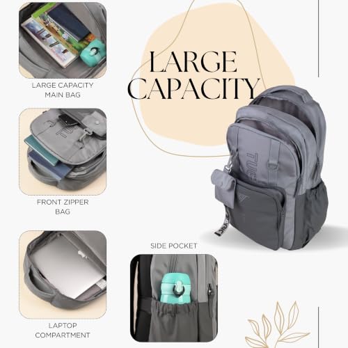 Image of Laptop Backpack for Men & Women 15.6 Inch, Water Resistant Travel Backpack with Multiple Compartments, College School Office Bag for Work, Business & Daily Use