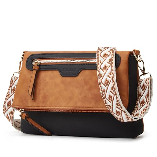 Image of Crossbody Purse for Women Small Crossbody Bags Trendy Vegan Leather with Adjustable Shoulder Straps Gift for Mother Wife Mom