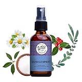 Wild Essentials Muscle All Natural Spray, 2 Ounce, 60ml, Sore Muscles, Migraines, Congestion, 100% Essential Oils and Organic Witch Hazel, Aromatherapy, Room, Linen, Body Spray