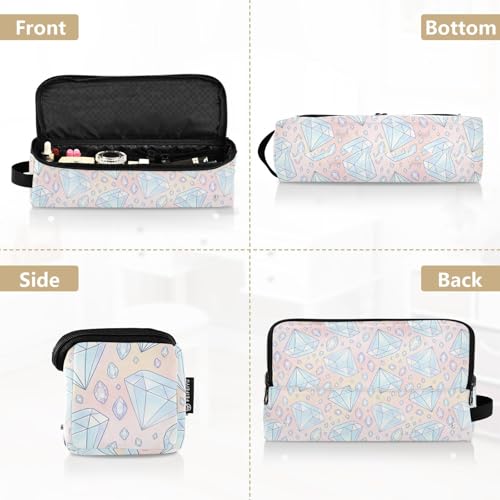 Estuche de viaje 2 en 1 para rizador con almohadilla resistente al calor, organizador portátil para herramientas de peinado como planchas y rizadores miniatura 5