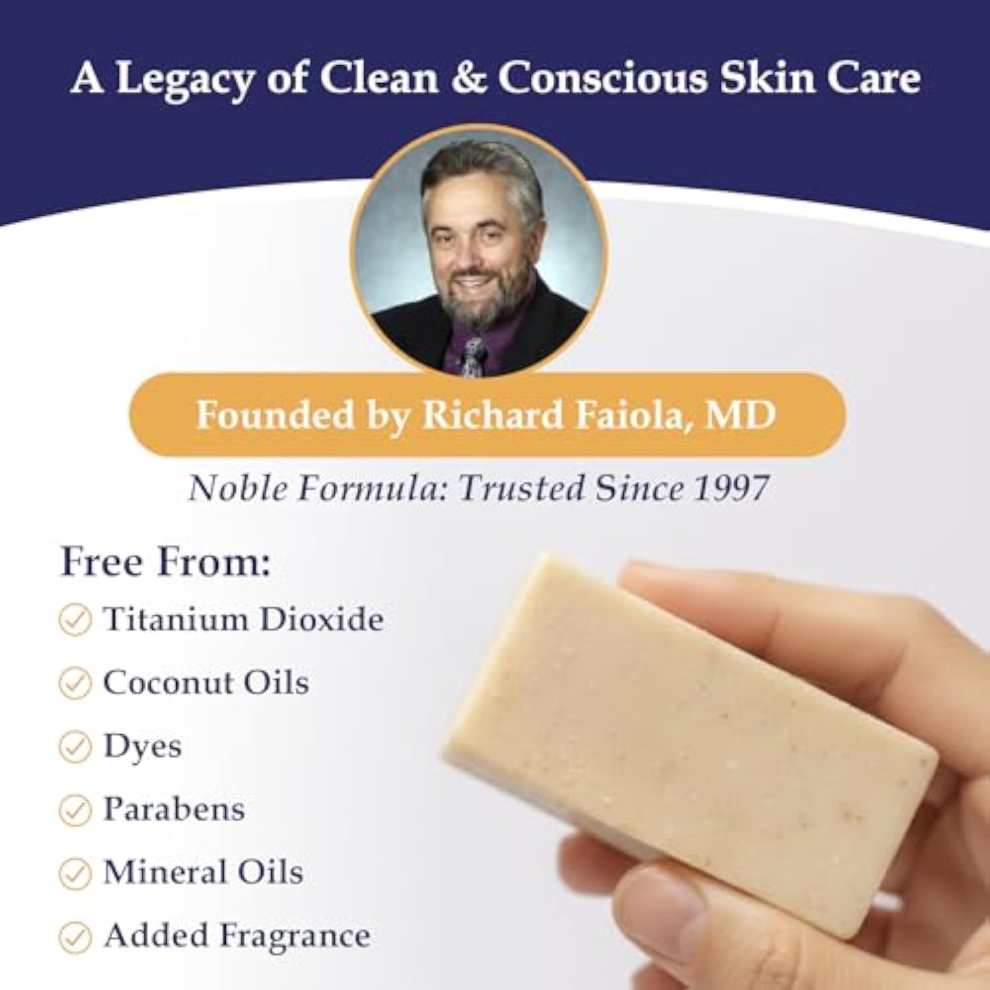 2% Pyrithione Zinc Vegan Mango and Cocoa Butter Bar Soap