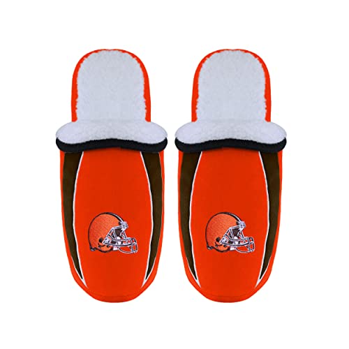 Image of FOCO NFL Mens Football Team Logo Moccasin Slippers Shoes