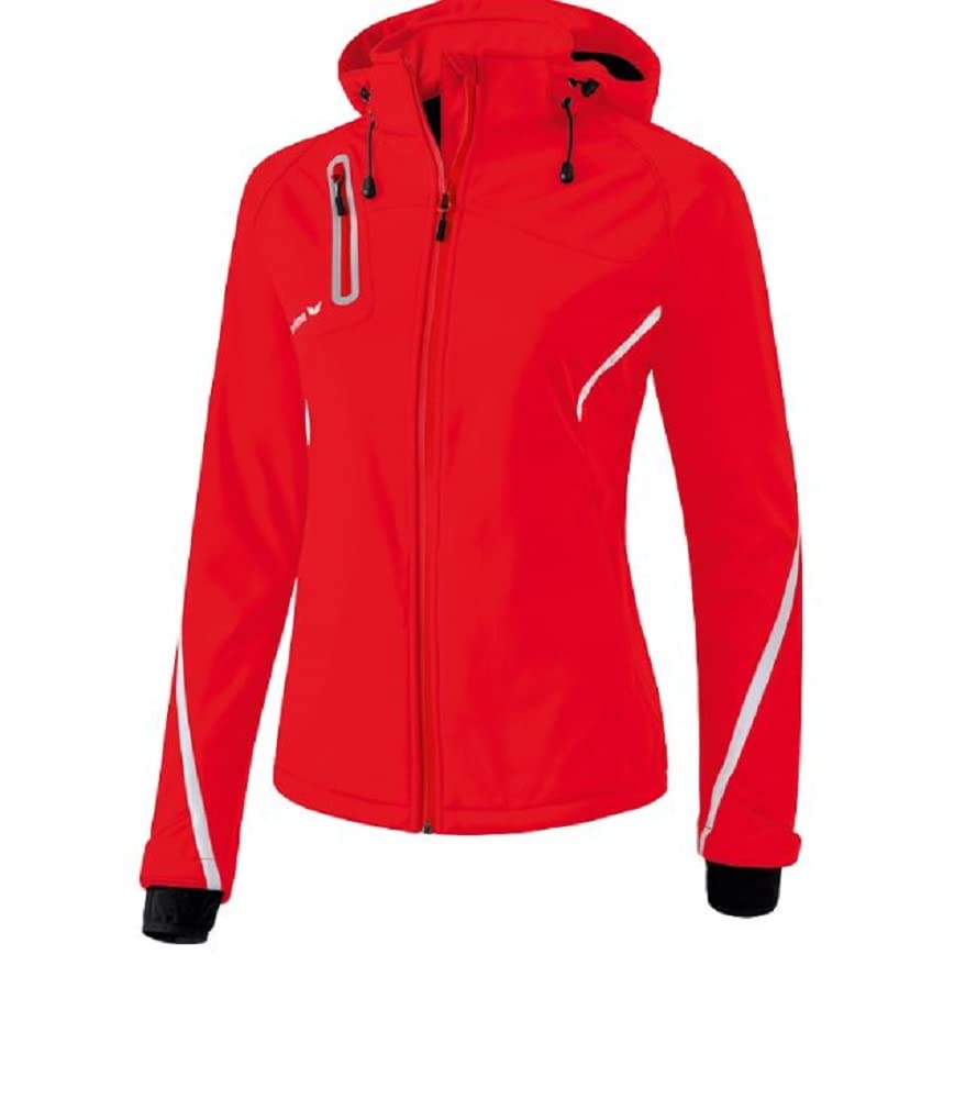 Erima Women Outdoor Basics Softshell Jacket Function - red/white, 36
