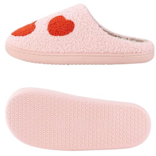 Image of LNERIP Slippers Winter Womens Mens Fluffy Plush Slippers Animals Cute Cartoon House Slippers Cuddly Warm Shoes Indoor Outdoor Girls Women