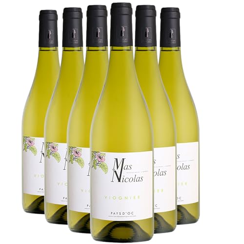 Viognier Blanc 2023 Mas Nicolas BIO Languedoc Roussillon - Vin blanc Pays d'Oc 6x75cl