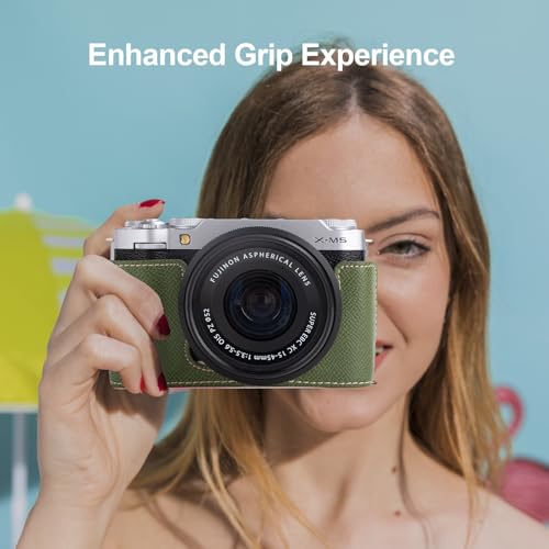 Funda protectora para cámara Fujifilm XM5 verde miniatura 4