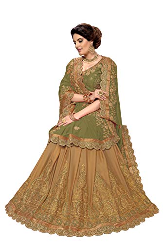 Image of Nivah Fashion Women's Silk Heavy-Embroidery work sari With Blouse piece K810