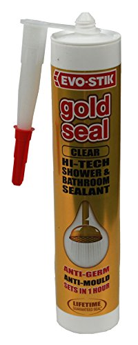 Evo-Stik Serious Gold Seal Clear Hi-Tech Shower Bathroom and Kitchen Sealant – 290g