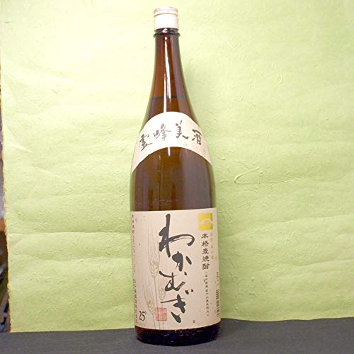 Amazon.co.jp: 高千穂酒造 麦焼酎 25度わかむぎ1.8L瓶 麦焼酎 宮崎県