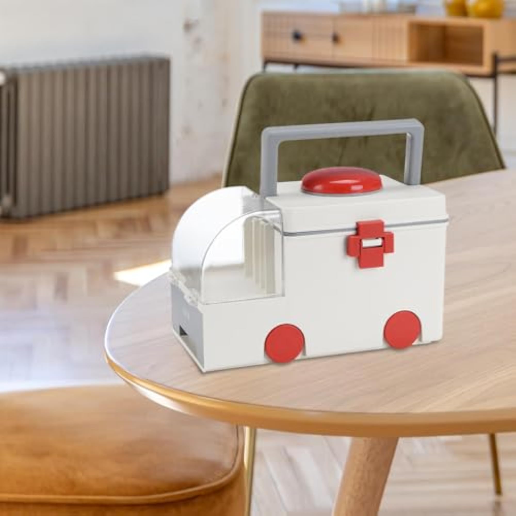First Aid Storage Box Container Bin Portable Handle