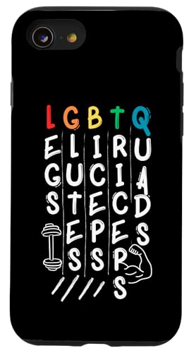 Workout LGBTQ Legs Glutes Biceps Triceps Quads Gym Lover �X�}�z�P�[�X iPhone SE (2020) / 7 / 8 �p