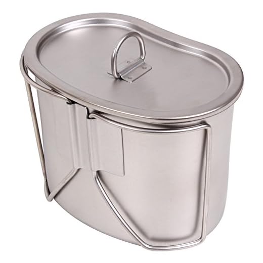 Rothco Stainless Steel Canteen Cup and Cover Set
