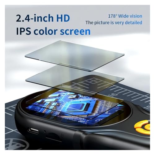 Mikroskop, Ręczna Kamera Cyfrowa 500X Z Ekranem 2 MP HD IPS, Przenośna USB