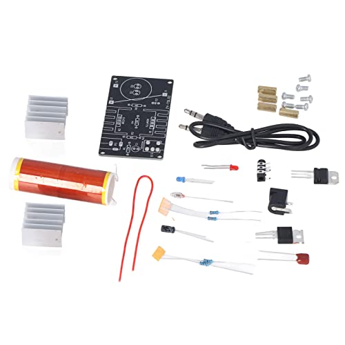 Plasma Speaker Coil Set, Continuous Work Compact Size 15W Music Coil Kit for Electronic Experiments