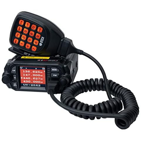 BTECH UV-25X2 (Second Gen.) Mini Mobile 25 Watt Dual Band Base, Mobile Radio: VHF, UHF Amateur (Ham) Cover