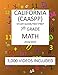 7th Grade CALIFORNIA CAASPP, MATH, Test Prep: 2019: 7th Grade California Assessment of Student Performance and Progress MATH Test prep/study guide