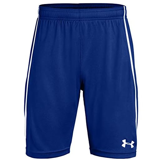 Under Armour Boys' Youth Maquina 2.0 Soccer Shorts , Royal Blue (400)/White , Youth Large