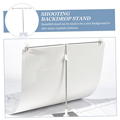 Abaodam Pequeno Suporte De Fundo Suporte Branco Titular Pano De Fundo Fotografias Suporte De Pano De