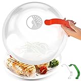 UC Microwave Splatter Cover, Microwave Food Cover with Steam Vents Keeps Microwave Oven Clean, BPA...