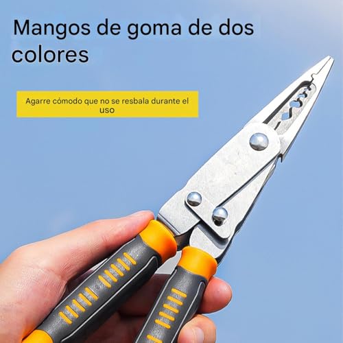 Pelacables y tijeras alicates 2 en 1 para cables eléctricos 5