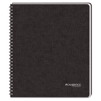 Black Hardbound Subject Notebook, Lgl Rule,96-Sheet Pad