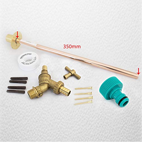 FixtheDrip Anti Vandle Outside Garden Tap Kit. With Through Wall Flange, Eco Friendly DCV [LIST]