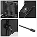 Bench Top Smoke Absorber, Weytoll 16W Solder Fume Extractor, Solder Smoke Absorber with Active Carbon Filter Sponge Adjustable Angle Quiet Fan for Soldering Station With 6PCS Filter Sponges