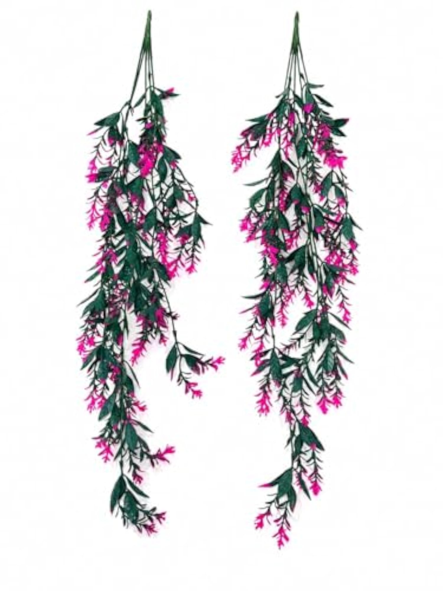 Artificial Hanging Flower Vine with Green Leaves for Home Decor