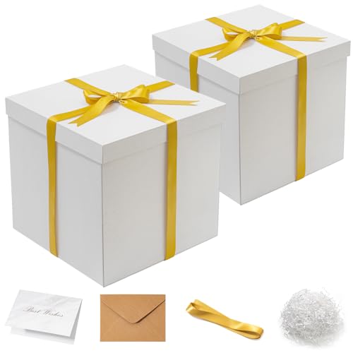 Boîtes cadeaux avec couvercle Mefleet haut de gamme 30 cm pour coffrets luxueux